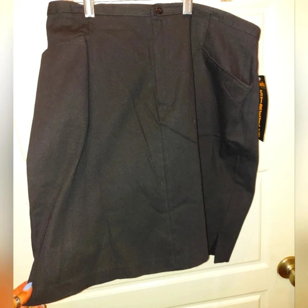 NWT Vintage David Paul Black Stretch Skirt